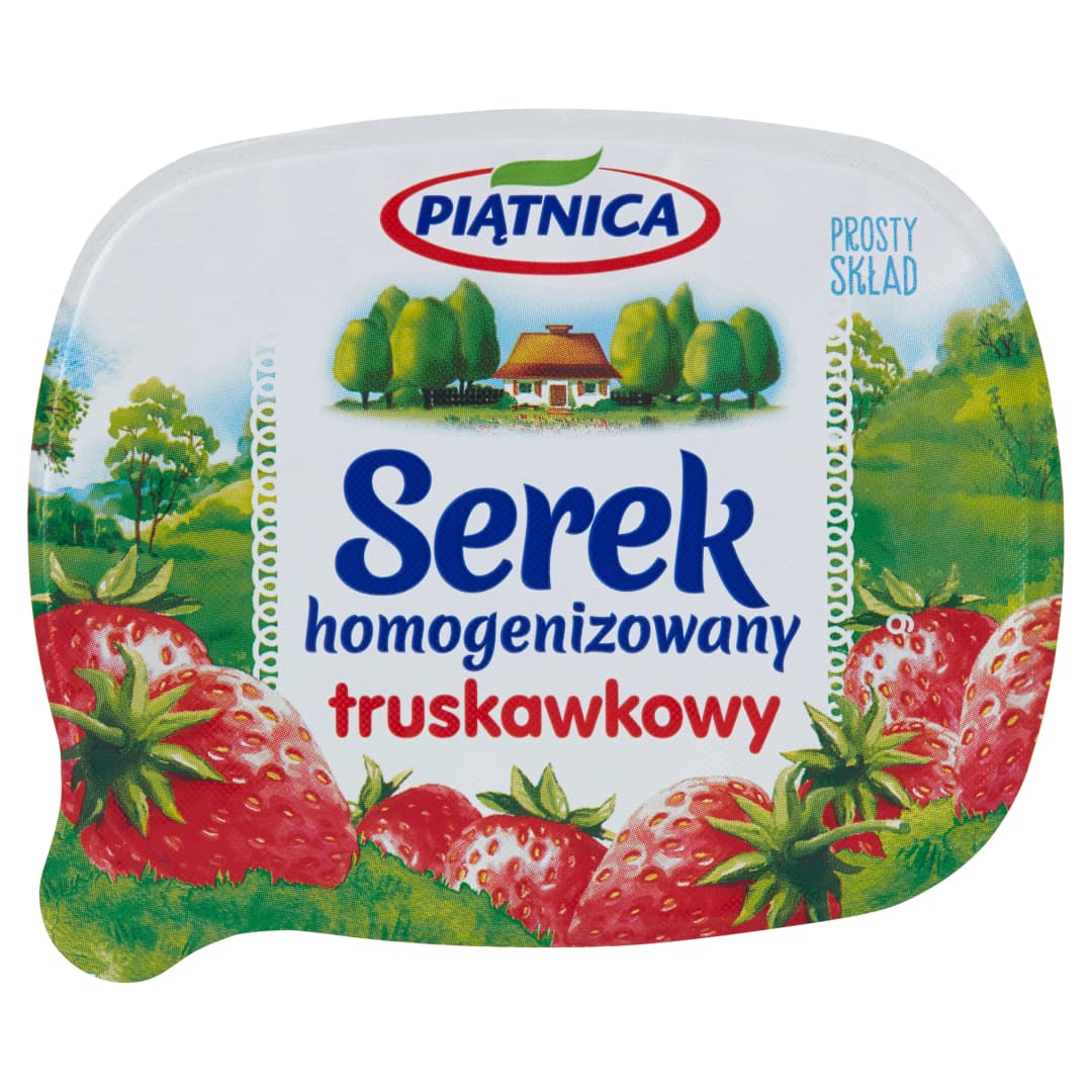 PIĄTNICA Serek homogenizowany truskawkowy 150 g