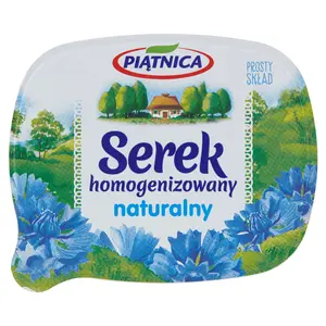 PIĄTNICA Serek homogenizowany naturalny 150 g PIĄTNICA Serek homogenizowany naturalny 150 g