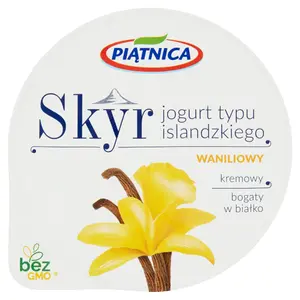 PIĄTNICA Skyr jogurt o smaku waniliowy 150 g PIĄTNICA Skyr jogurt o smaku waniliowy 150 g
