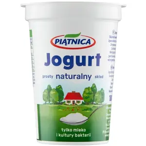 PIĄTNICA Jogurt naturalny 180 g PIĄTNICA Jogurt naturalny 180 g