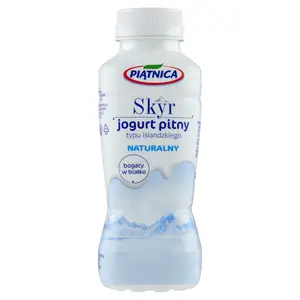 PIĄTNICA Skyr pitny naturalny 330 ml PIĄTNICA Skyr pitny naturalny 330 ml