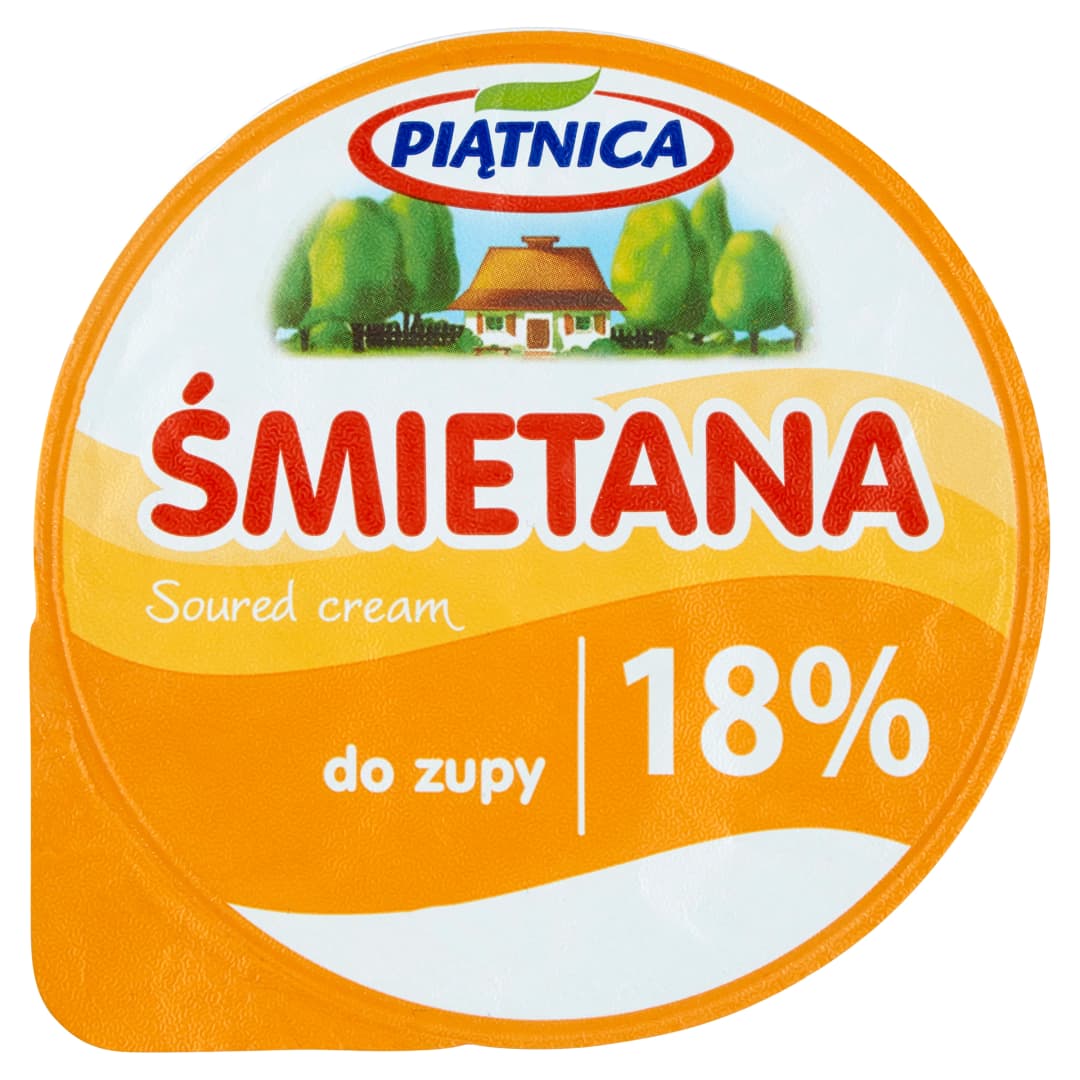 PIĄTNICA Śmietana 18% 200 g