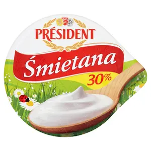 PRESIDENT Śmietana 30% 200 g PRESIDENT Śmietana 30% 200 g
