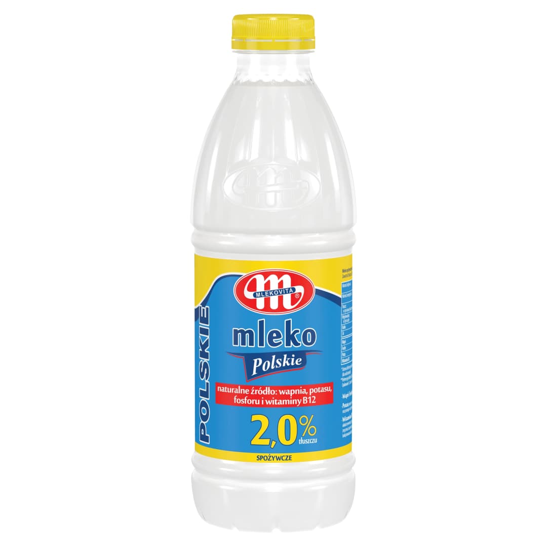 MLEKOVITA Mleko Polskie 2% 1000 ml