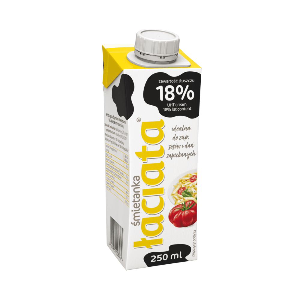 ŁACIATA Śmietanka 18% UHT 250 ml