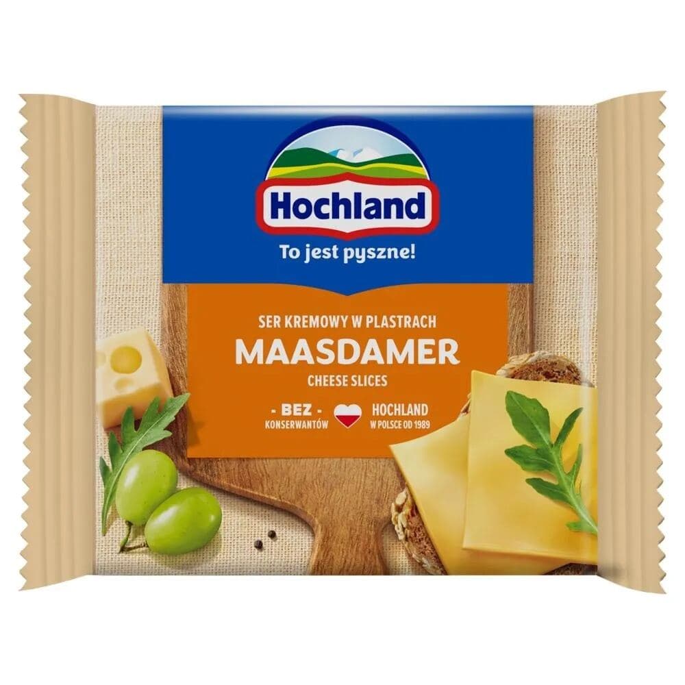 HOCHLAND Ser topiony w plastrach Maasdamer 130 g