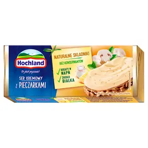 HOCHLAND Ser kremowy z pieczarkami 90 g HOCHLAND Ser kremowy z pieczarkami 90 g