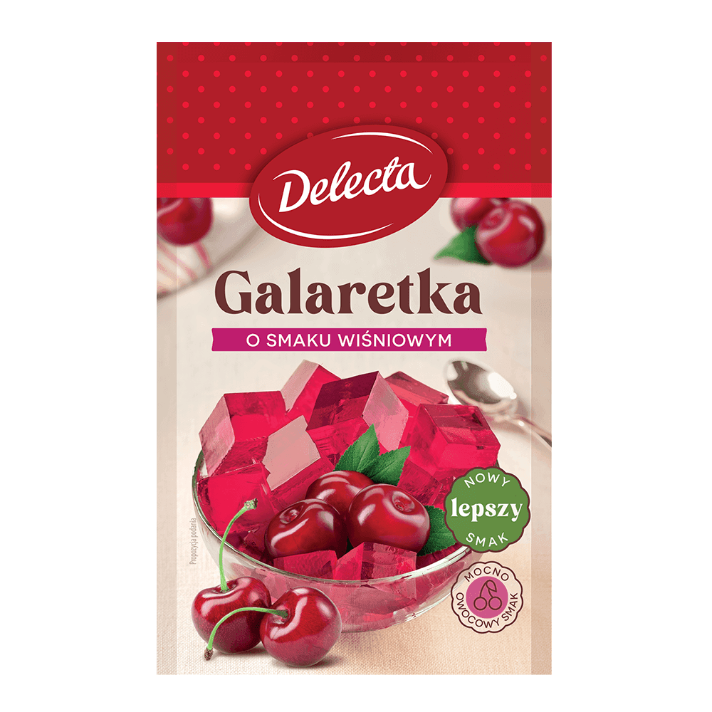 DELECTA Galaretka wiśniowa 70 g