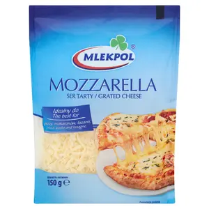 MLEKPOL Ser mozzarella tarty 150 g MLEKPOL Ser mozzarella tarty 150 g