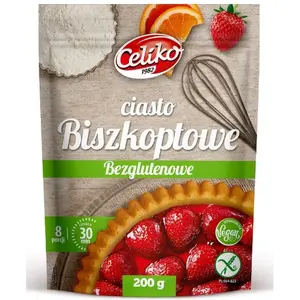 CELIKO Ciasto biszkoptowe bezglutenowe 200 g CELIKO Ciasto biszkoptowe bezglutenowe 200 g