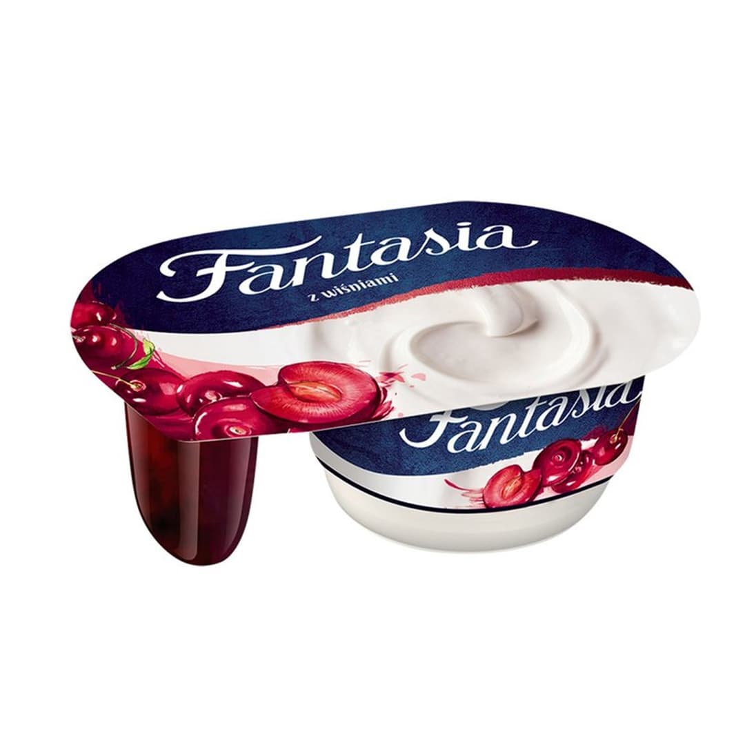 DANONE FANTASIA Jogurt wiśniowy 118 g