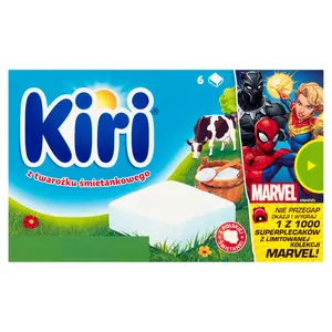 KIRI Ser topiony z twarożku śmietankowego 100 g KIRI Ser topiony z twarożku śmietankowego 100 g
