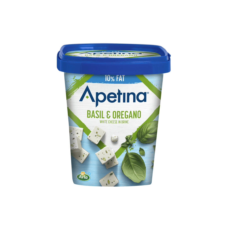 APETINA Ser z oregano i bazylią w kostkach 410 g