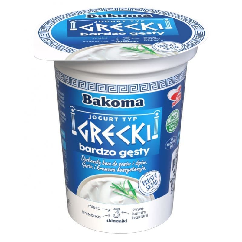BAKOMA Jogurt grecki bardzo gęsty 370 g