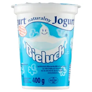 BIELUCH Jogurt naturalny 400 g BIELUCH Jogurt naturalny 400 g