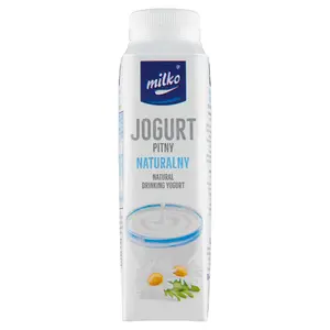 MILKO Jogurt pitny naturalny 330 ml MILKO Jogurt pitny naturalny 330 ml
