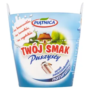 PIĄTNICA TWÓJ SMAK Serek śmietankowy naturalny 150 g PIĄTNICA TWÓJ SMAK Serek śmietankowy naturalny 150 g
