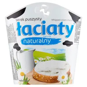 ŁACIATY Serek puszysty naturalny 150 g ŁACIATY Serek puszysty naturalny 150 g