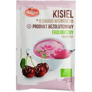 AMYLON Kisiel o smaku wiśniowym bezglutenowy BIO 30 g AMYLON Kisiel o smaku wiśniowym bezglutenowy BIO 30 g