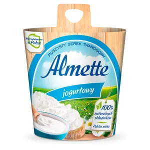 ALMETTE Puszysty serek twarogowy jogurtowy 150 g ALMETTE Puszysty serek twarogowy jogurtowy 150 g