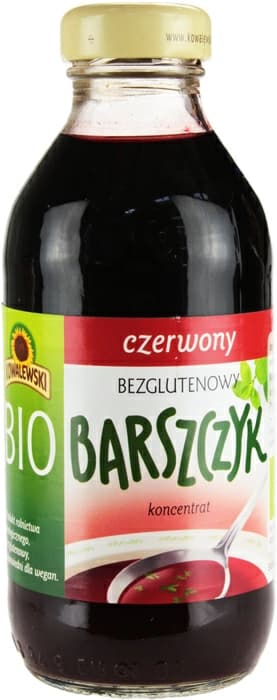 KOWALEWSKI Barszczyk czerwony koncentrat bezglutenowy BIO 320 ml