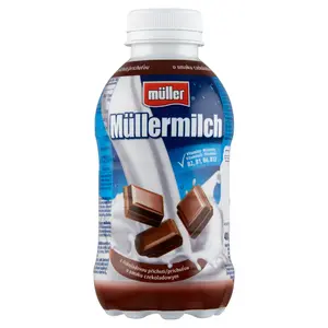 MÜLLER MÜLLERMILCH Napój mleczny o smaku czekoladowym 400 g MÜLLER MÜLLERMILCH Napój mleczny o smaku czekoladowym 400 g
