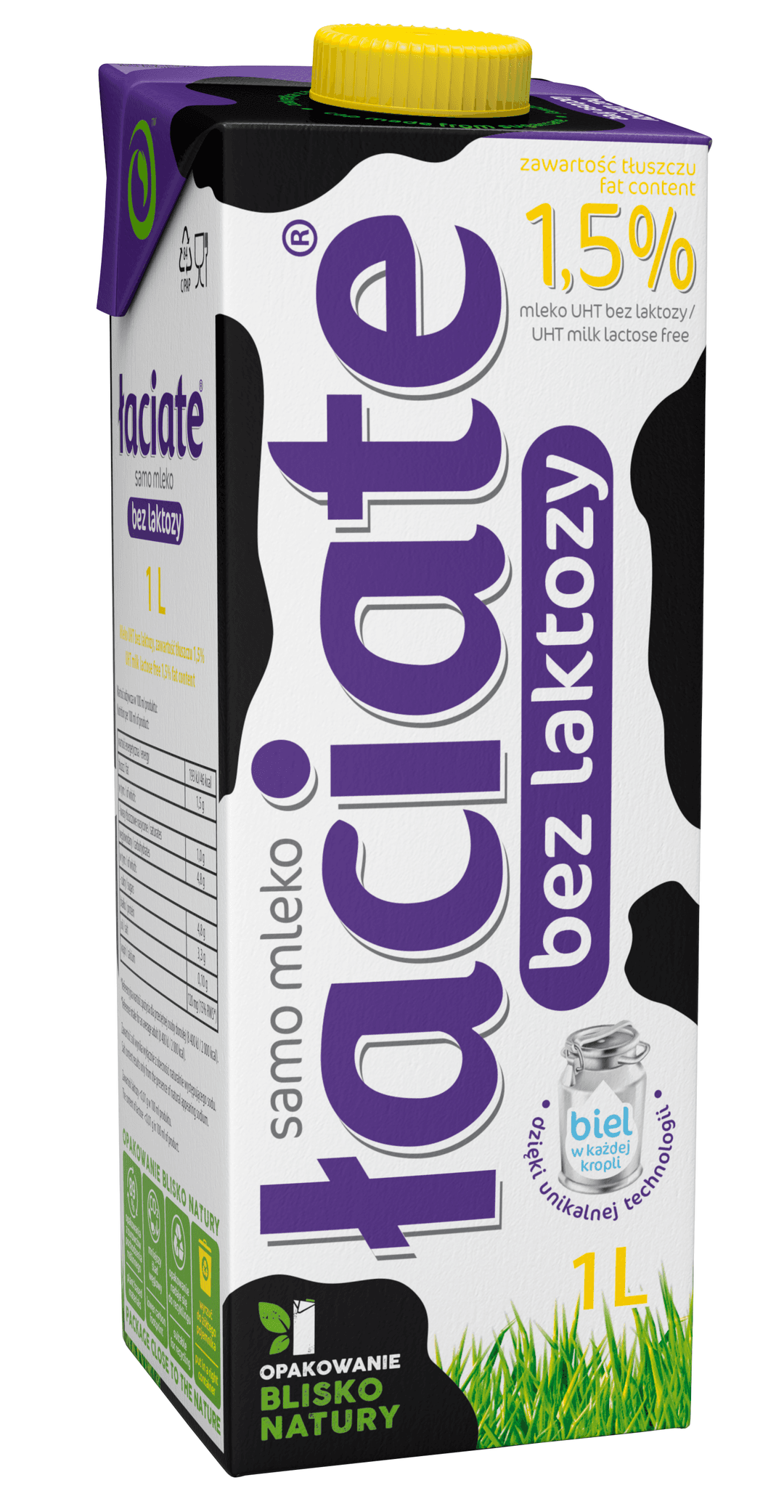 ŁACIATE Mleko UHT 1,5% bez laktozy 1000 ml