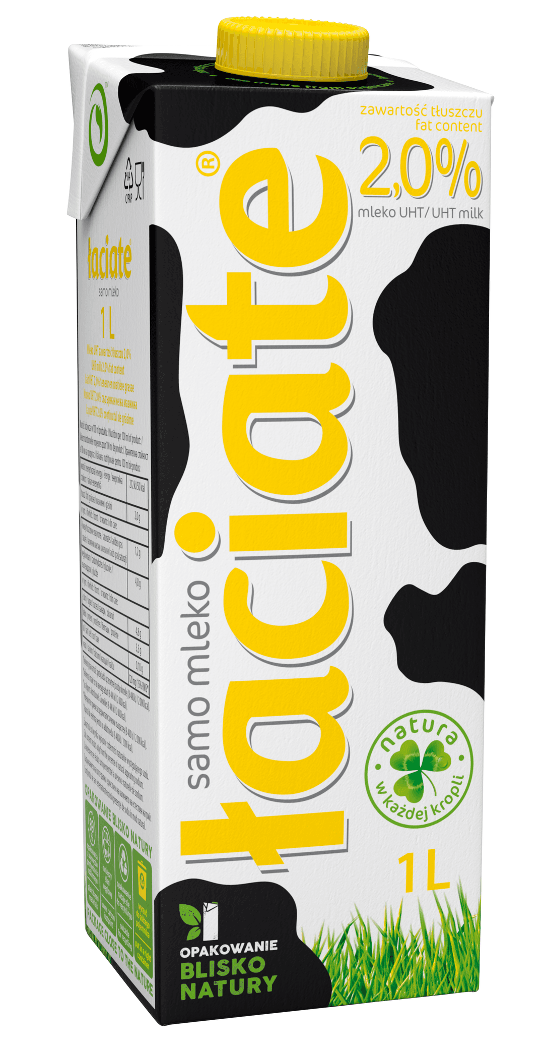 ŁACIATE Mleko UHT 2% 1000 ml