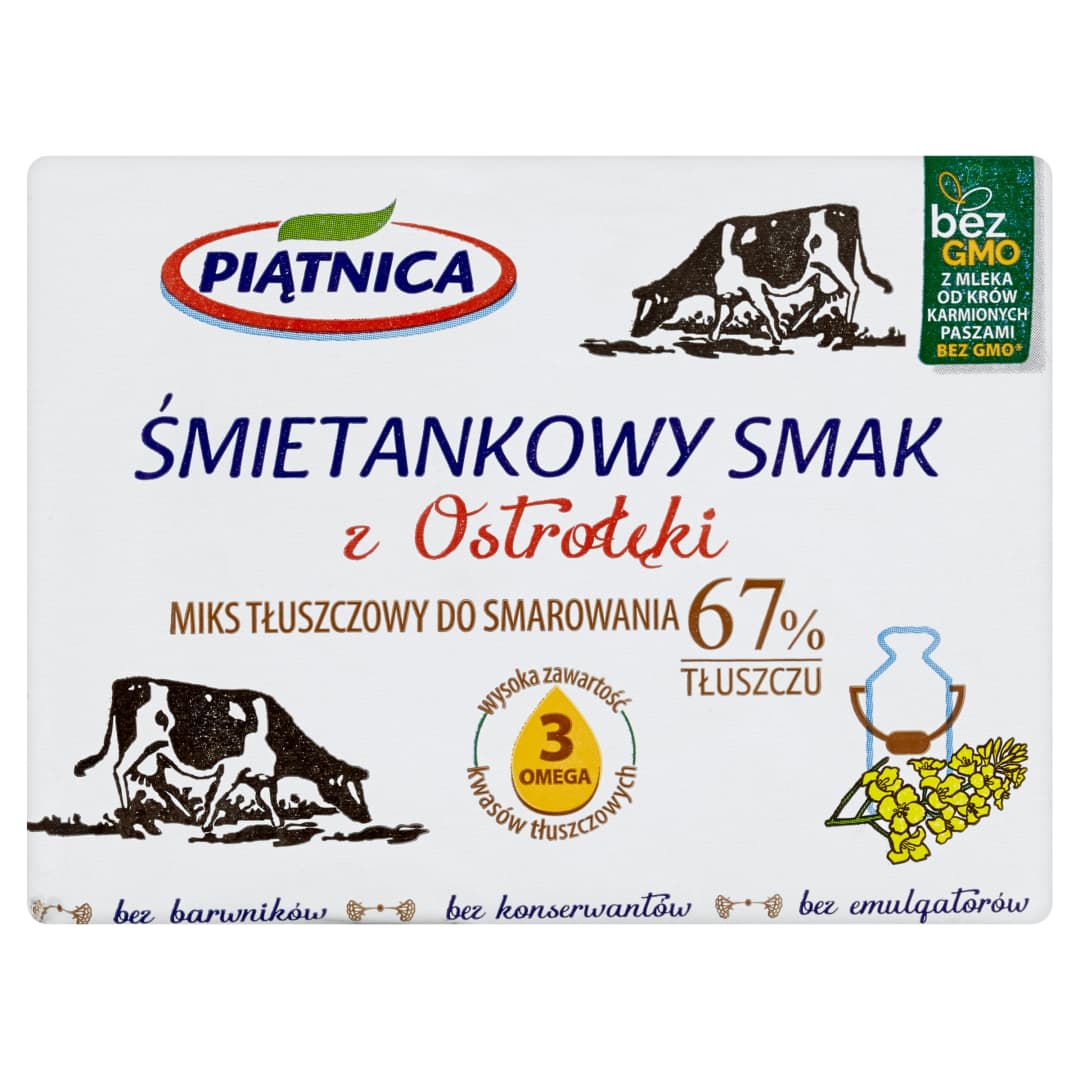 PIĄTNICA Miks tłuszczowy do smarowania Śmietankowy Smak z Ostrołęki 200 g