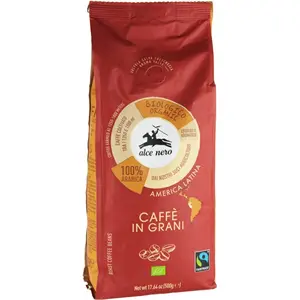 ALCE NERO Kawa palona ziarnista Arabica 100% BIO 500 g ALCE NERO Kawa palona ziarnista Arabica 100% BIO 500 g
