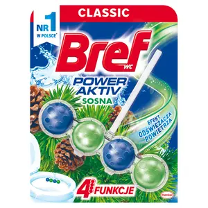 BREF POWER AKTIV Kostka do WC Leśna 50 g BREF POWER AKTIV Kostka do WC Leśna 50 g