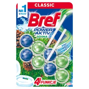 BREF POWER AKTIV Kostka do WC Leśna 2x50g 100 g BREF POWER AKTIV Kostka do WC Leśna 2x50g 100 g
