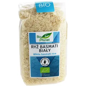 BIO PLANET Ryż Basmati biały bezglutenowy BIO 500 g BIO PLANET Ryż Basmati biały bezglutenowy BIO 500 g