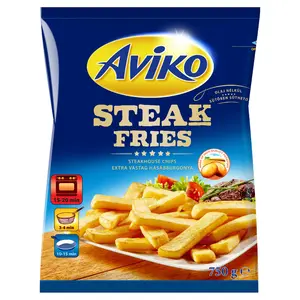 AVIKO Frytki ekstra grube Steak Fries mrożone 750 g AVIKO Frytki ekstra grube Steak Fries mrożone 750 g