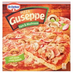 DR. OETKER GUSEPPE Pizza z szynką i pieczarkami mrożona 425 g DR. OETKER GUSEPPE Pizza z szynką i pieczarkami mrożona 425 g