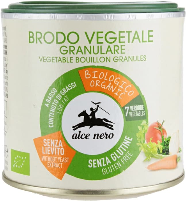 ALCE NERO Bulion w proszku warzywny BIO 120 g
