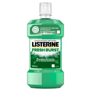 LISTERINE FRESH BURST Płyn do płukania jamy ustnej 500 ml LISTERINE FRESH BURST Płyn do płukania jamy ustnej 500 ml