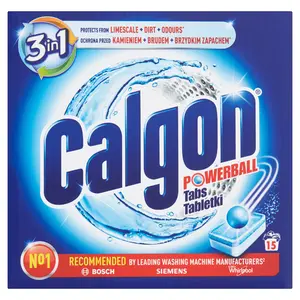 CALGON Tabletki do pralek przeciw osadzaniu się kamienia 15 szt. CALGON Tabletki do pralek przeciw osadzaniu się kamienia 15 szt.