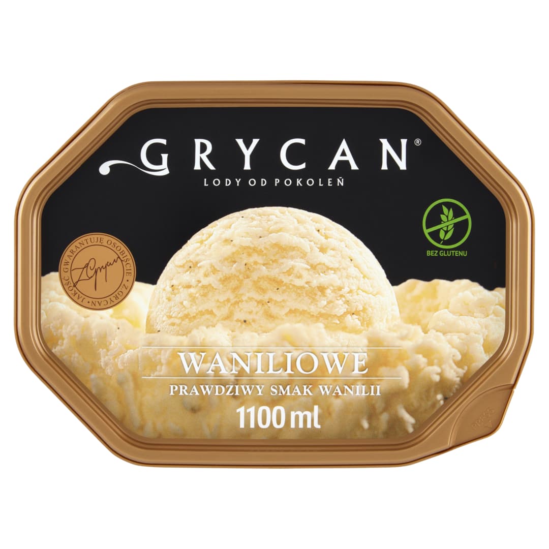GRYCAN Lody waniliowe w pudełku 1100 ml