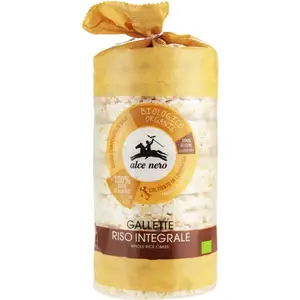 ALCE NERO Wafle ryżowe pełnoziarniste BIO 100 g ALCE NERO Wafle ryżowe pełnoziarniste BIO 100 g