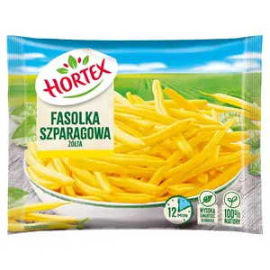 HORTEX Fasola szparagowa żółta mrożona 450 g HORTEX Fasola szparagowa żółta mrożona 450 g