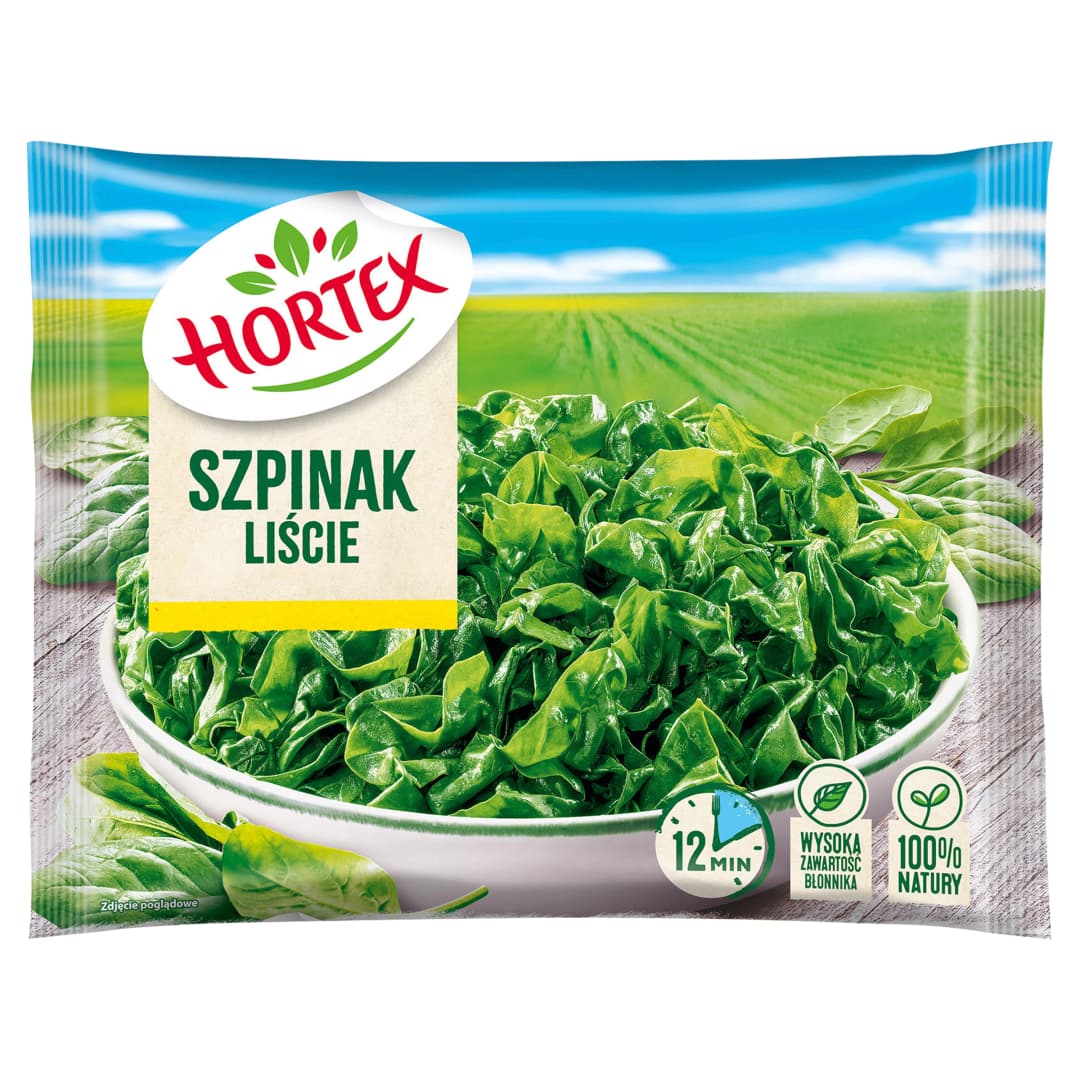 HORTEX Szpinak liście mrożony 450 g