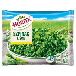 HORTEX Szpinak liście mrożony 450 g HORTEX Szpinak liście mrożony 450 g