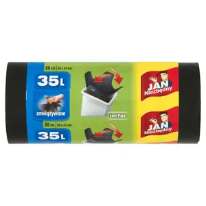 JAN NIEZBĘDNY Worki Easy Pack 35 l czarne 30 szt. JAN NIEZBĘDNY Worki Easy Pack 35 l czarne 30 szt.