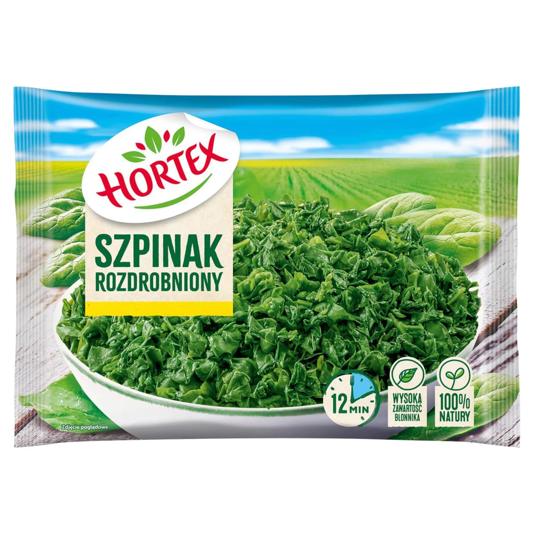 HORTEX Szpinak rozdrobniony mrożony 450 g