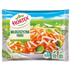 HORTEX Włoszczyzna paski mrożona 450 g HORTEX Włoszczyzna paski mrożona 450 g