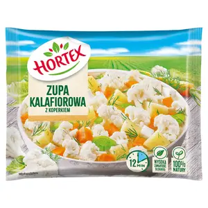 HORTEX Zupa kalafiorowa z koperkiem mrożona 450 g HORTEX Zupa kalafiorowa z koperkiem mrożona 450 g
