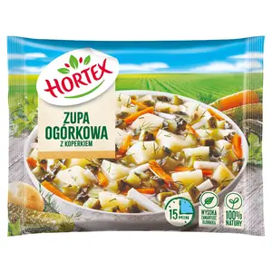 HORTEX Zupa ogórkowa z koperkiem mrożona 450 g HORTEX Zupa ogórkowa z koperkiem mrożona 450 g