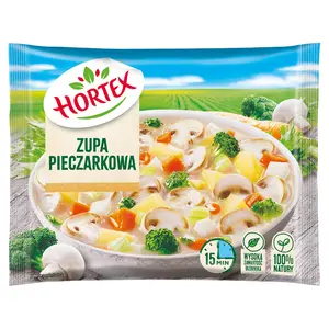 HORTEX Zupa pieczarkowa mrożona 450 g HORTEX Zupa pieczarkowa mrożona 450 g