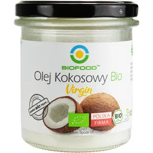 BIO FOOD Olej kokosowy nierafinowany Virgin BIO 260 ml BIO FOOD Olej kokosowy nierafinowany Virgin BIO 260 ml